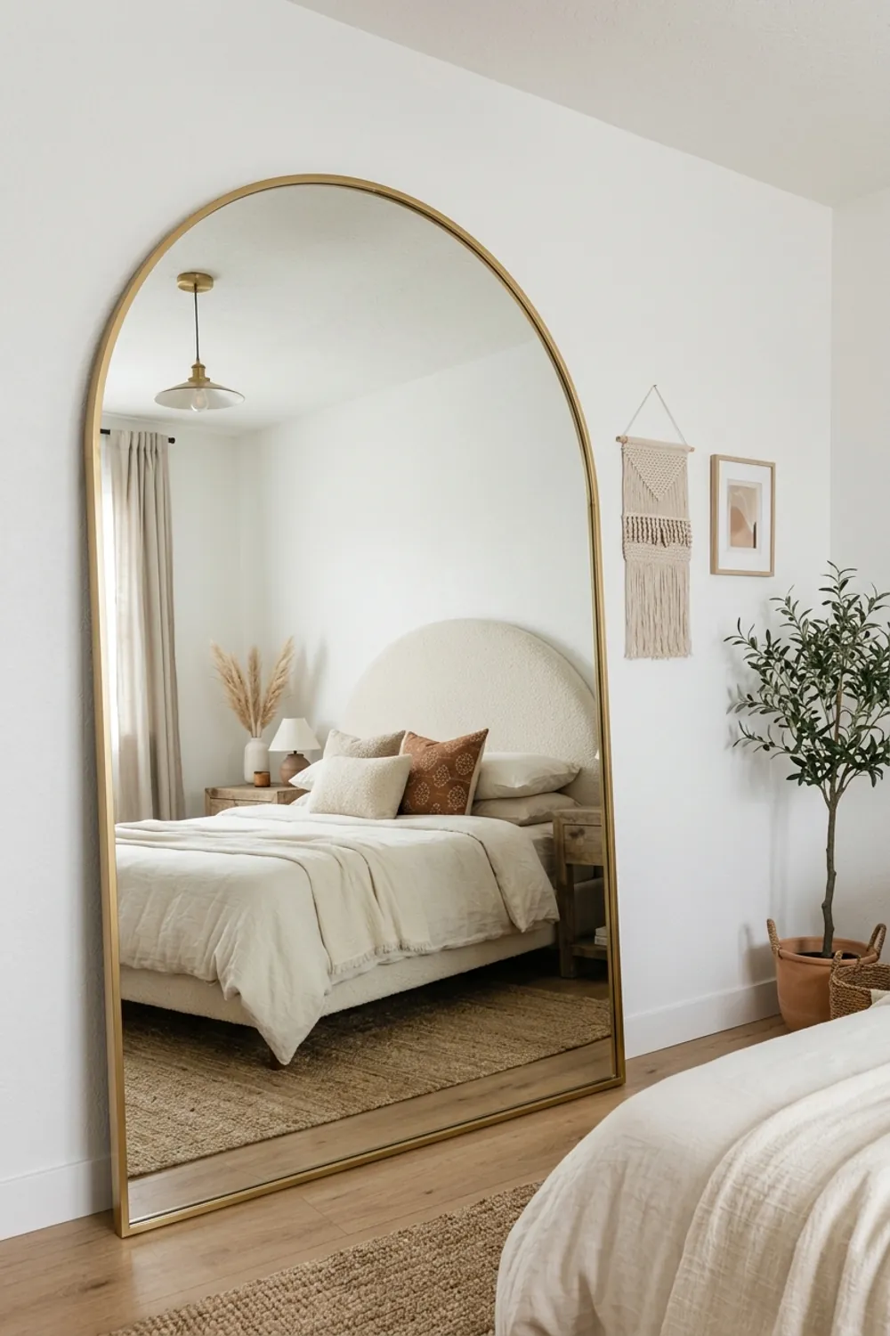 Organic Shapes with Arched Mirrors