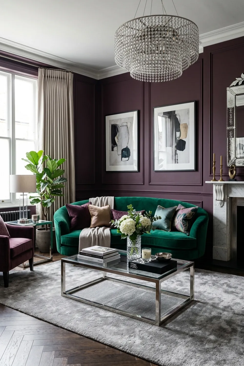 Plum and Velvet Opulence
