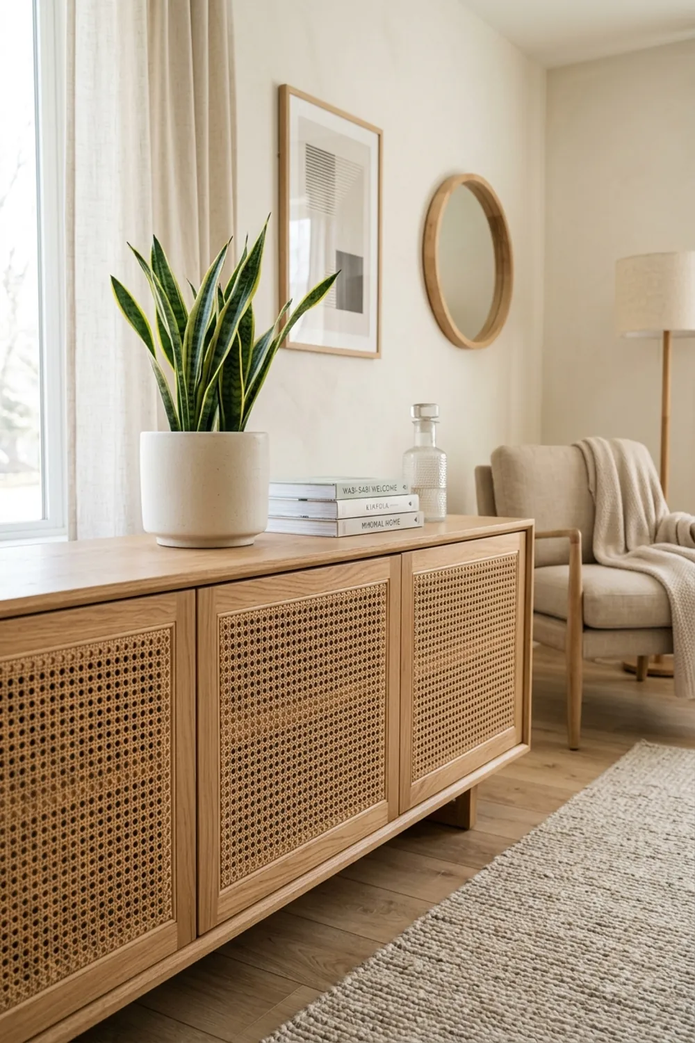 Rattan and Woven Details