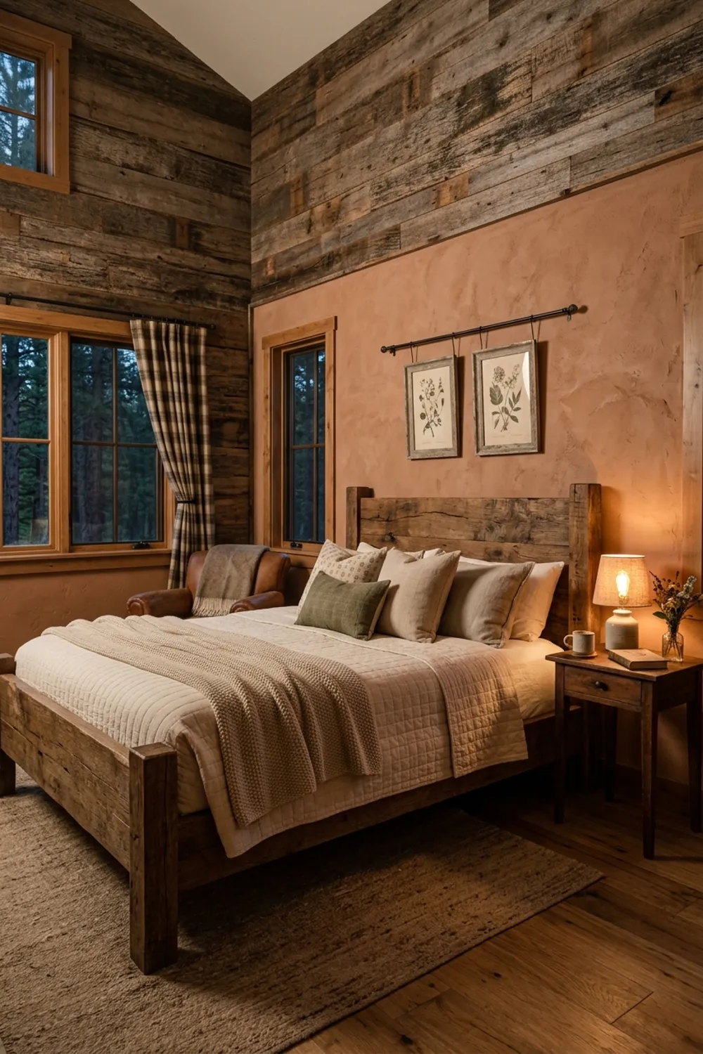 Rustic Terracotta and Reclaimed Wood
