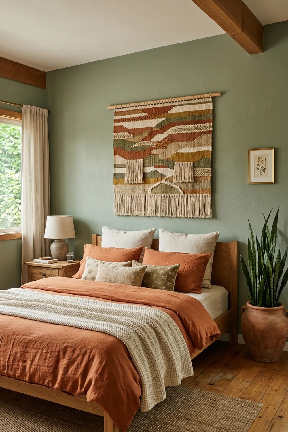 Sage Green and Earthy Terracotta