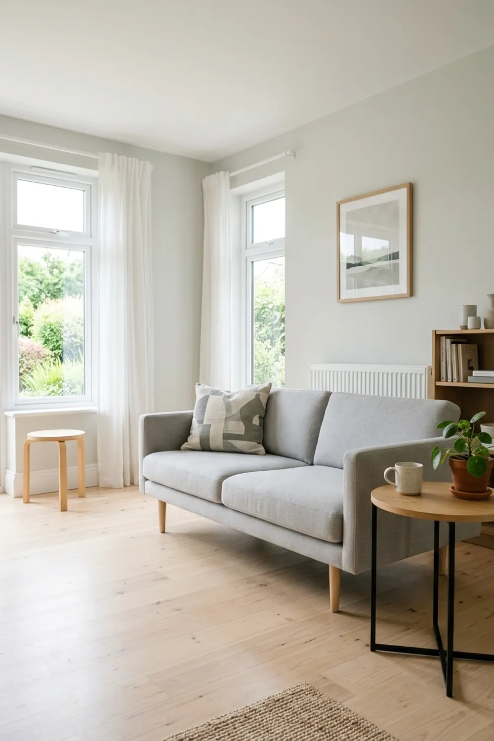 Scandinavian Sage and Light Gray