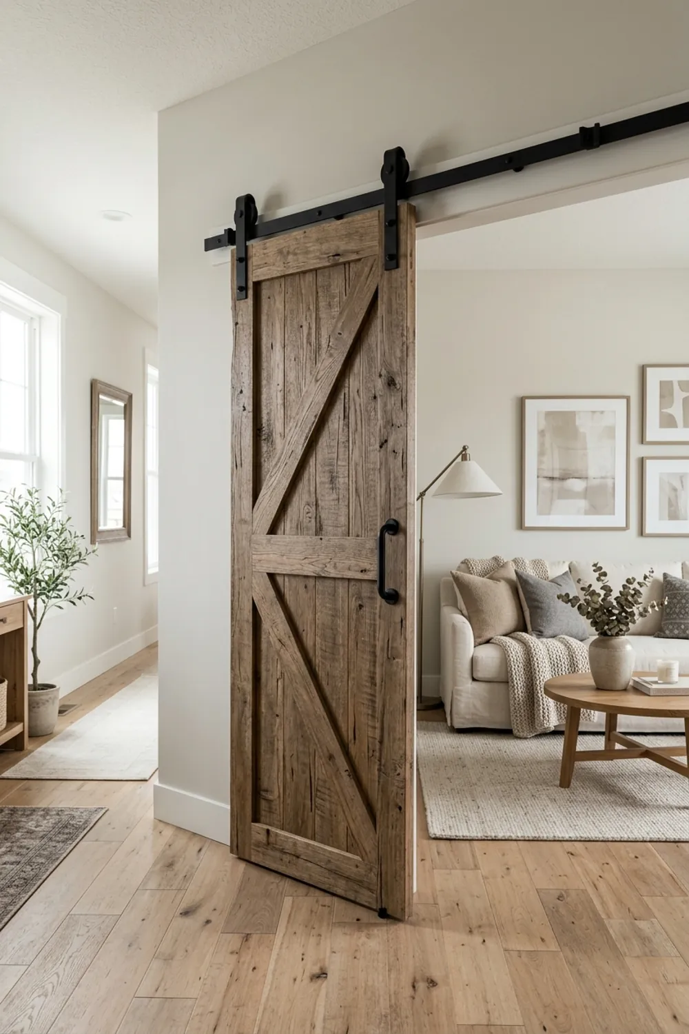 Sliding Barn Door Entry