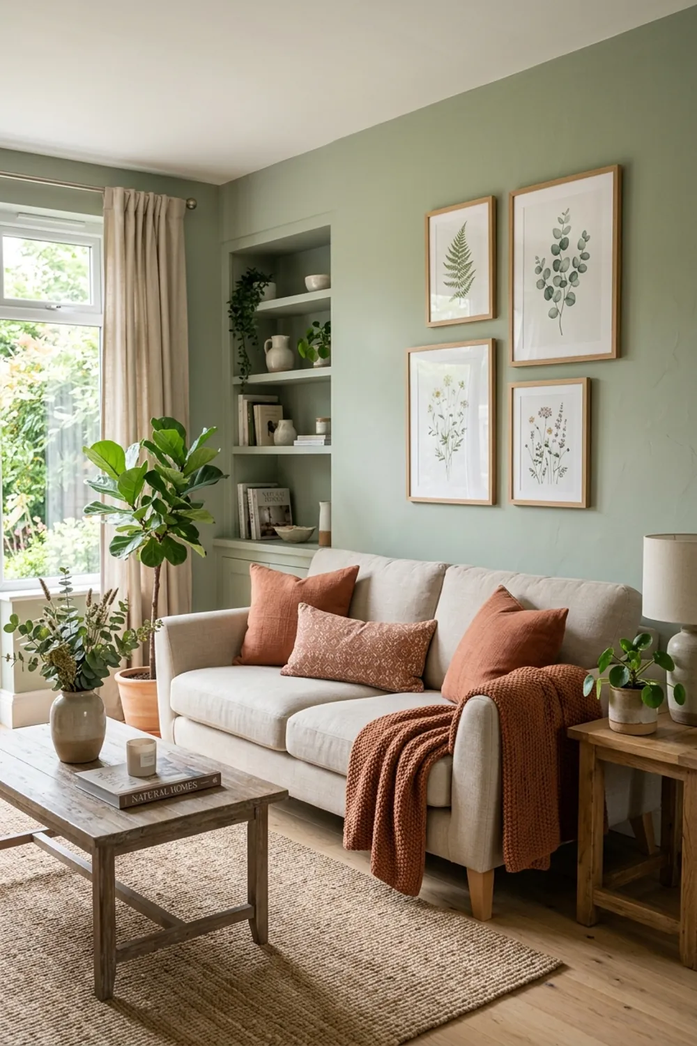 Terracotta and Sage Green Harmony