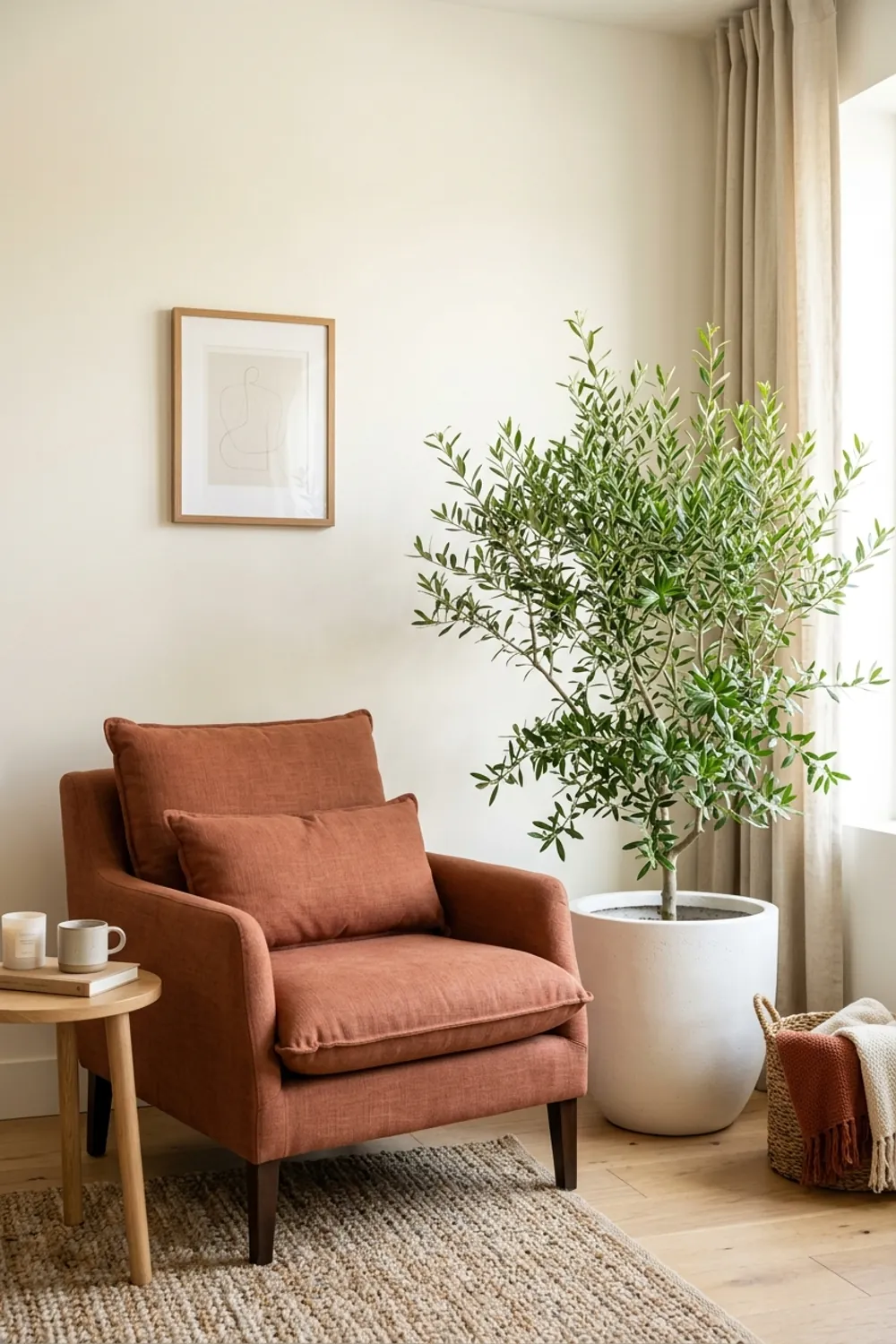Terracotta Tones with Potted Plants