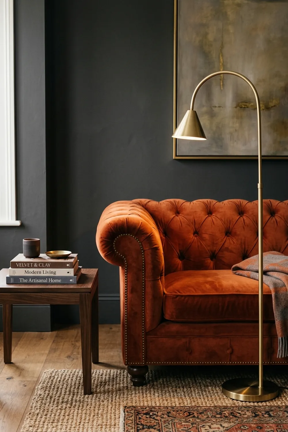 The Rich Velvet Sofa Centerpiece