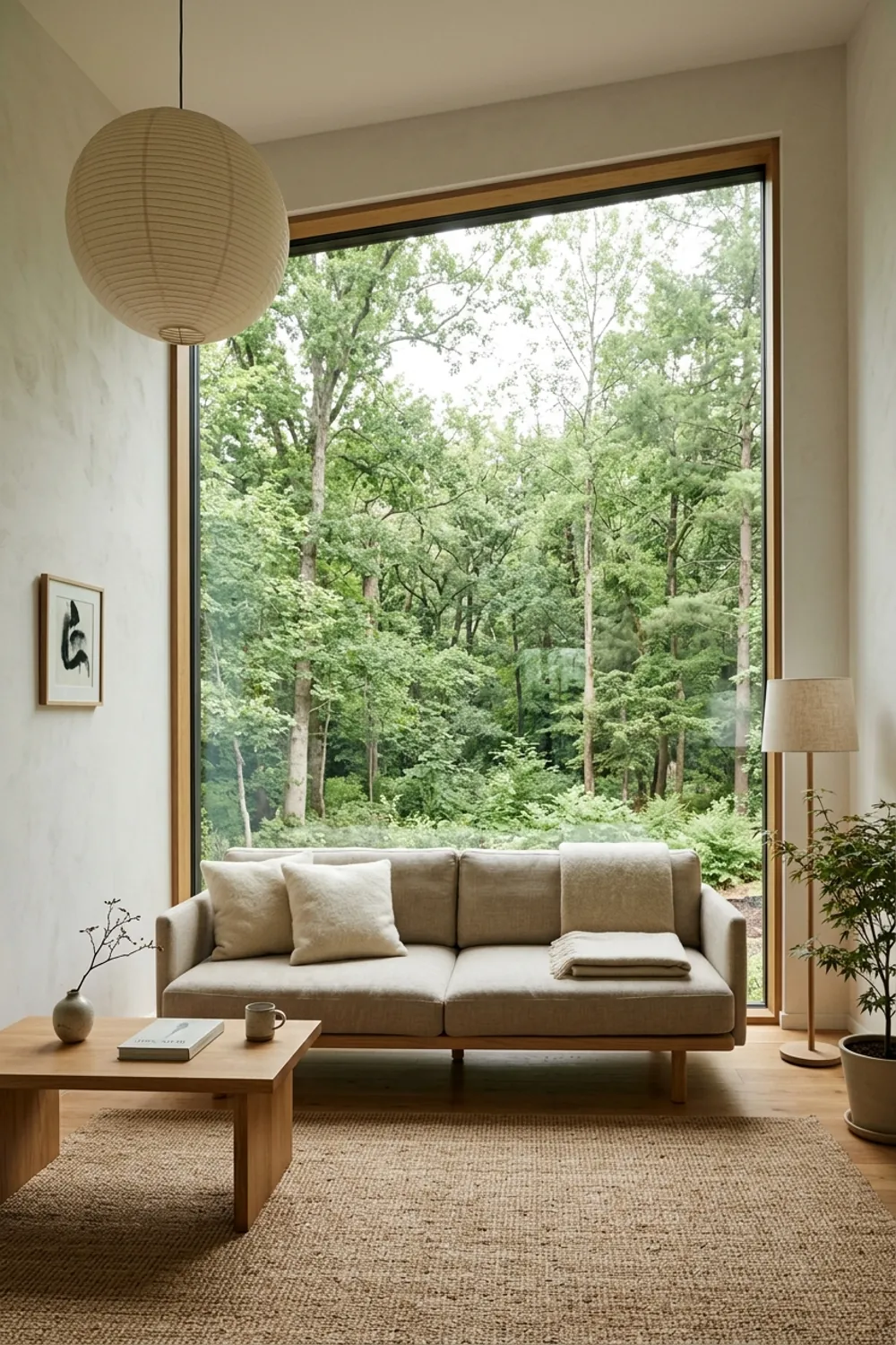 Window View as a Natural Artwork